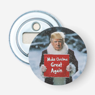 Décapsuleur Père Noël Trump : "Rendre sa grandeur à Noël"