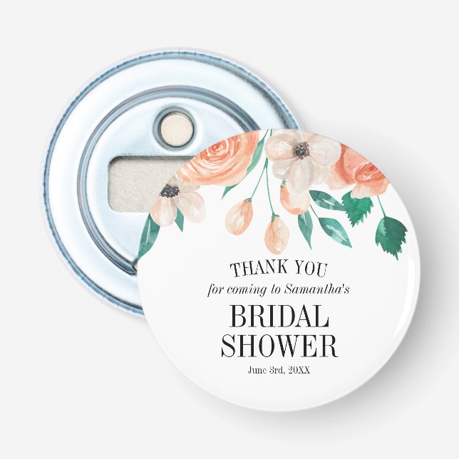 Décapsuleur Personnalisé Faveur Élégante Pêche Fête des mariée (Devant)