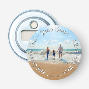 Décapsuleur Personnalisé Votre Photo Bottle Opener Texte Perso