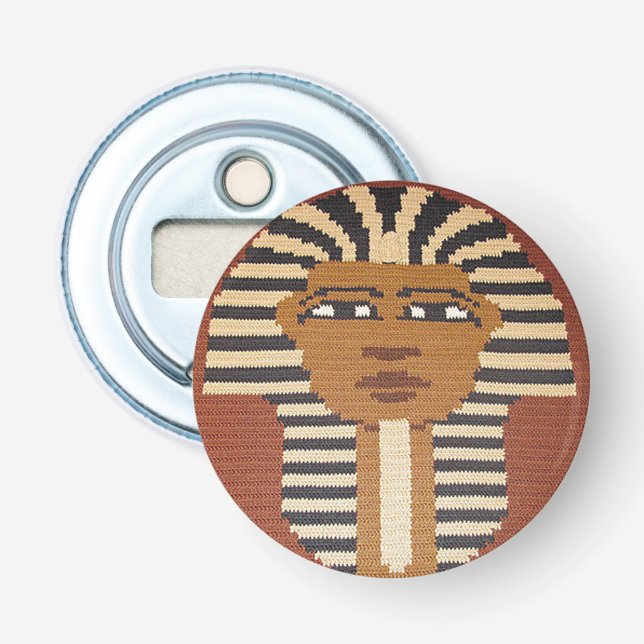 Décapsuleur Pharaon King Tut Brown noir Crochet naturel Imprim (Devant)