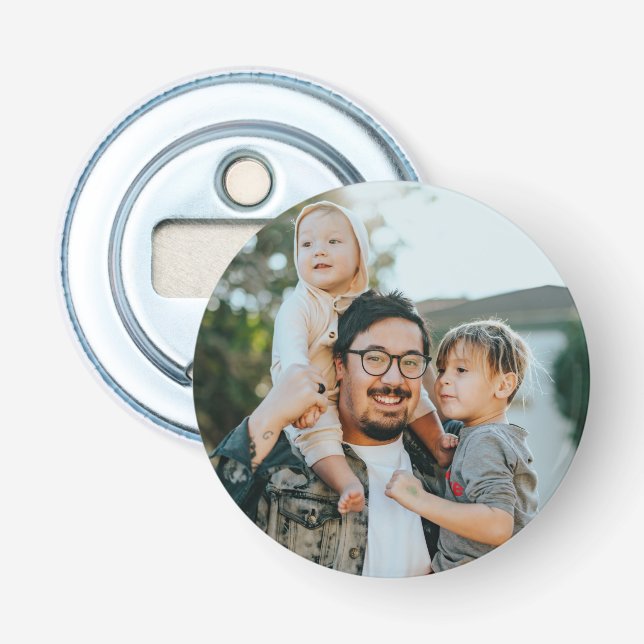 Décapsuleur Photo de famille personnalisée (Devant)