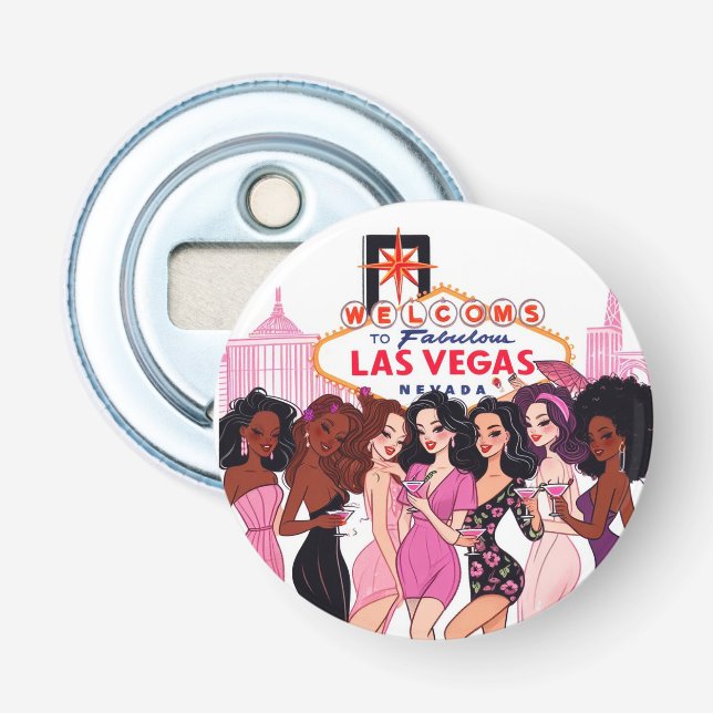 Décapsuleur Pink Vegas Bachelorette (Devant)