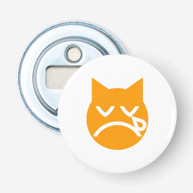 Décapsuleur Pleurer le chat Emoji (Devant)
