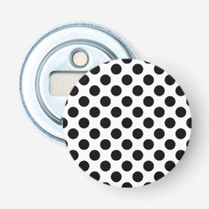 Décapsuleur Pois, Motif Polka Dot, noir et blanc