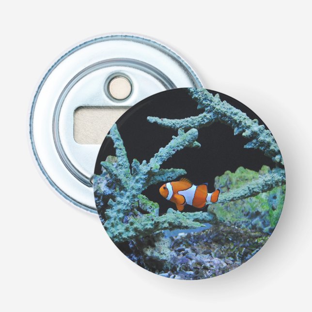 Décapsuleur Poissons de clown dans le corail (Devant)