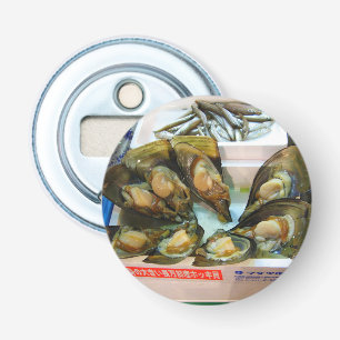 Décapsuleur Poissons de moules géantes Tsukiji, Tokyo, Japon