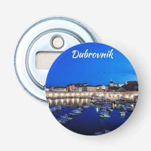 Décapsuleur Port et murs de Dubrovnik illuminés la nuit