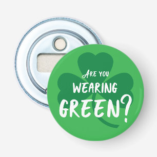 Décapsuleur Porter du vert ? Ouverture de la bouteille St. Pat
