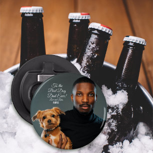Décapsuleur Pour le meilleur papa de chien jamais photo person