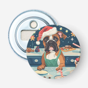 Décapsuleur Préparatifs de Noël pour Boxer : une fête de pâtis