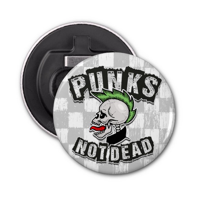 Décapsuleur Punks pas mort Mohawk Punk Rock Rocker (Devant)