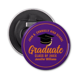 Décapsuleur Purple Orange Graduate Custom 2024 Graduation