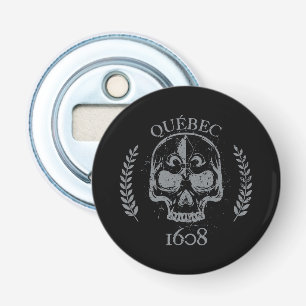 Décapsuleur Québec patriote 1608 grunge métal Référendum OUI