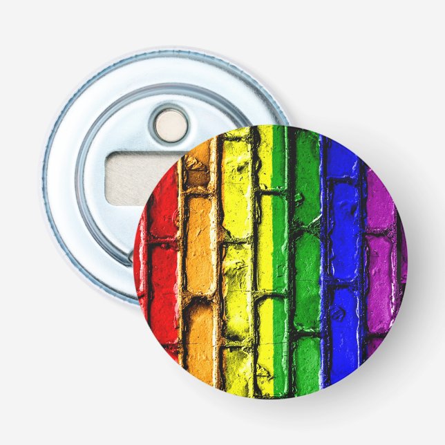 Décapsuleur Rainbow Brick Bottle Opener PRIDE (Devant)