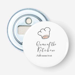 Décapsuleur Reine de la cuisine chef cuisine ajouter nom couro