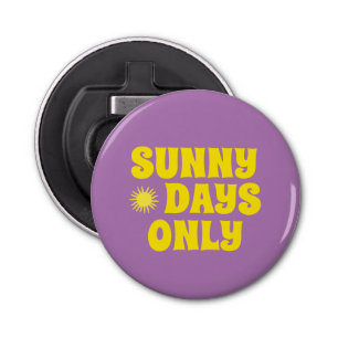 Décapsuleur Retro Sunny Days Seulement Citer Happy Summer Purp