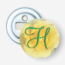 Rose jaune 3d Monogramme