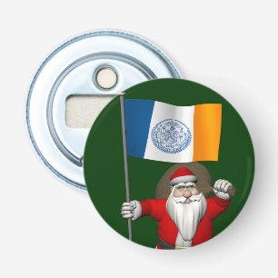 Décapsuleur Santa Claus With Ensign Of New York