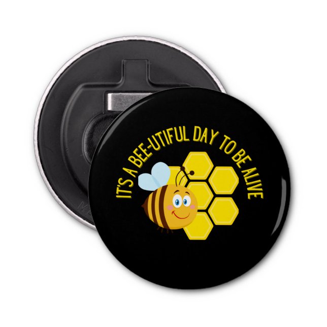 Décapsuleur Save the Bees BEE Slogan Quotes Awareness Toxits (Devant)