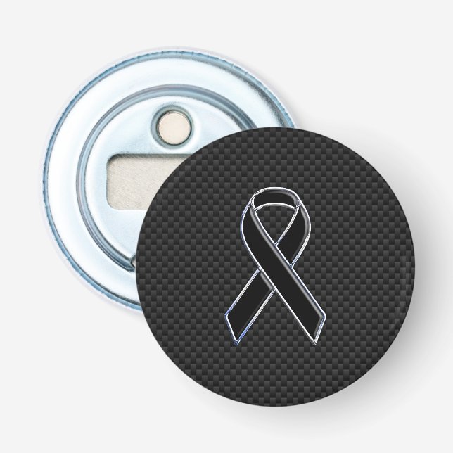 Décapsuleur Sensibilisation au ruban Fibre de carbone noire (Devant)