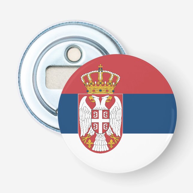 Décapsuleur Serbia Flag (Devant)