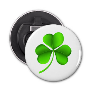 Décapsuleur Shamrock sur bocal blanc