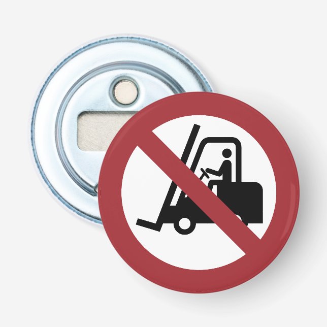 Décapsuleur Signe Pas De Levage De Fourche (Devant)