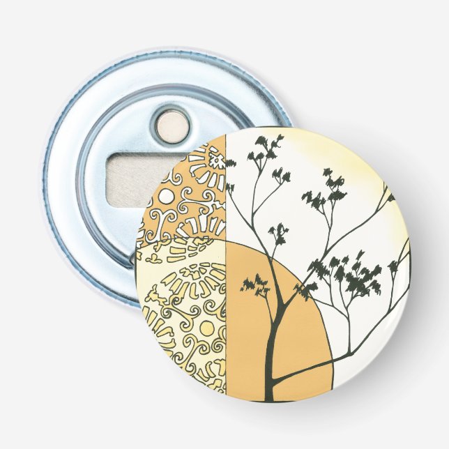 Décapsuleur Silhouette de l'arbre écarse par Megan Meagher (Devant)