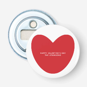 Décapsuleur Simple mignon coeur rouge personnalisé Saint Valen