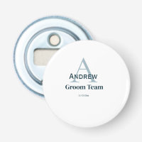 simple monogramme personnalisé groomsmen