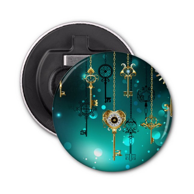 Décapsuleur Skeleton Keys on Green Background (Devant)