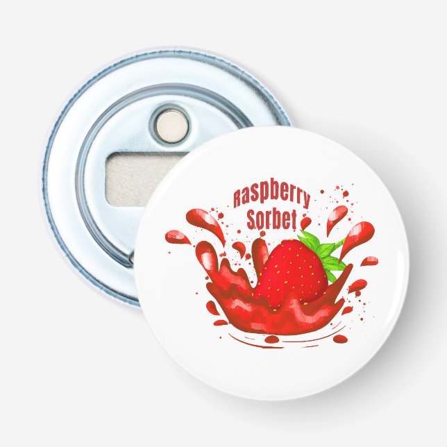 Décapsuleur Sorbet de framboise (Devant)