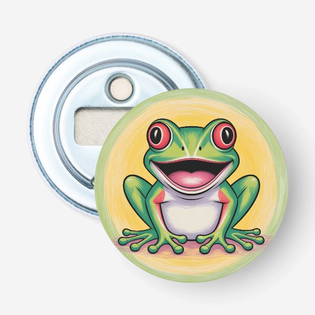 Décapsuleur Sourire doux de grenouille (Devant)