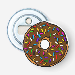 Décapsuleur Sprinkings colorés à l'arc-en-ciel de Donut au c