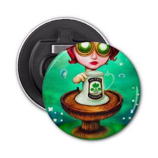 Décapsuleur Surreal Pop St. Patrick’s Day Beer Girl