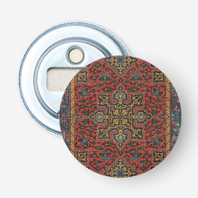 Décapsuleur Tapis Perse Tapis Rouge Bleu classique (Devant)
