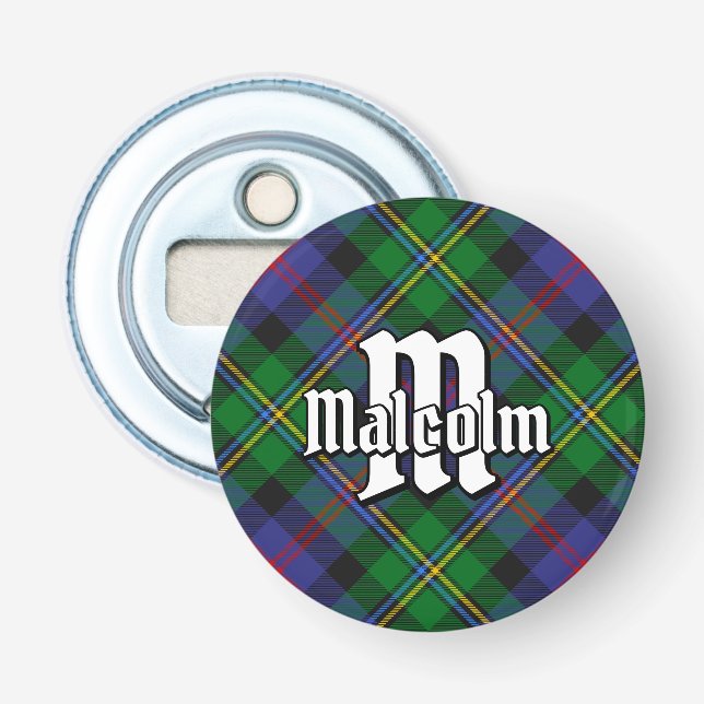 Décapsuleur Tartan du clan Malcolm (Devant)