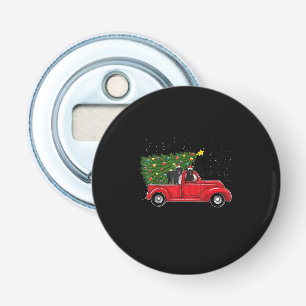 Décapsuleur Terre-Neuve sur camion rouge cadeau xmas
