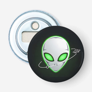 Décapsuleur Tête d'alien de science-fiction élégante