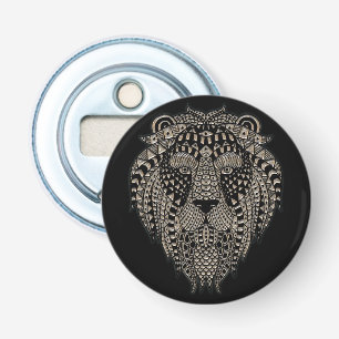 Décapsuleur Tête de lion métallique tribale Cool