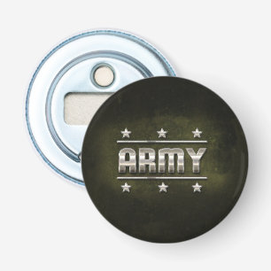 Décapsuleur Texte d'armée en métal