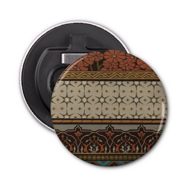 Décapsuleur Textile d'origine avec Motifs décoratifs (Devant)