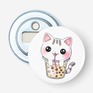 Décapsuleur Thé à bulle de chat Kawaii