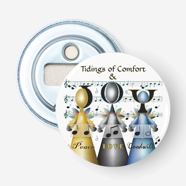 Décapsuleur Tidings of Comfort and Joy Christmas Carolers (Devant)
