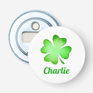 Décapsuleur trèfle vert personnalisé pour la Saint-Patrick irl