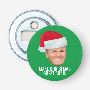 Décapsuleur Trump avec Santa Hat - Rendre Noël magnifique