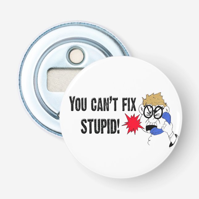 Décapsuleur Un Homme En Colère Sur L'Humour Du Téléphone (Devant)