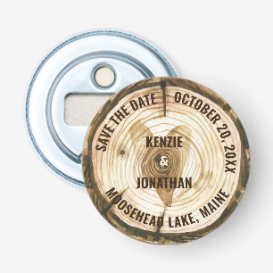 Décapsuleur Un mariage dans les bois Sauvez le coeur de l'arbr