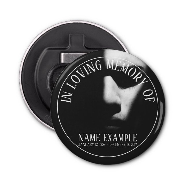 Décapsuleur Un visage endormi à mi-ombre (Devant)