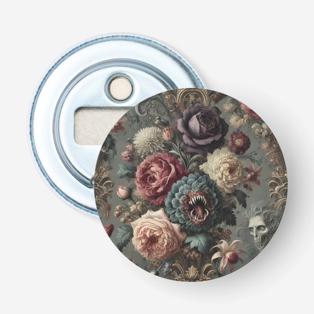 Décapsuleur 🩸 Une Fleur Intimidante - Victorienne gothique (Devant)